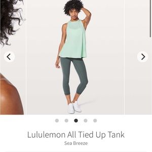 Lululemon all tied up tank size 10
